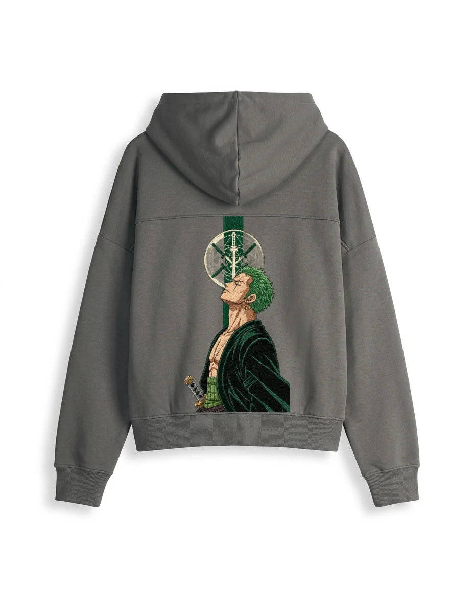 Zoro Portrét — Grau — Rückseite