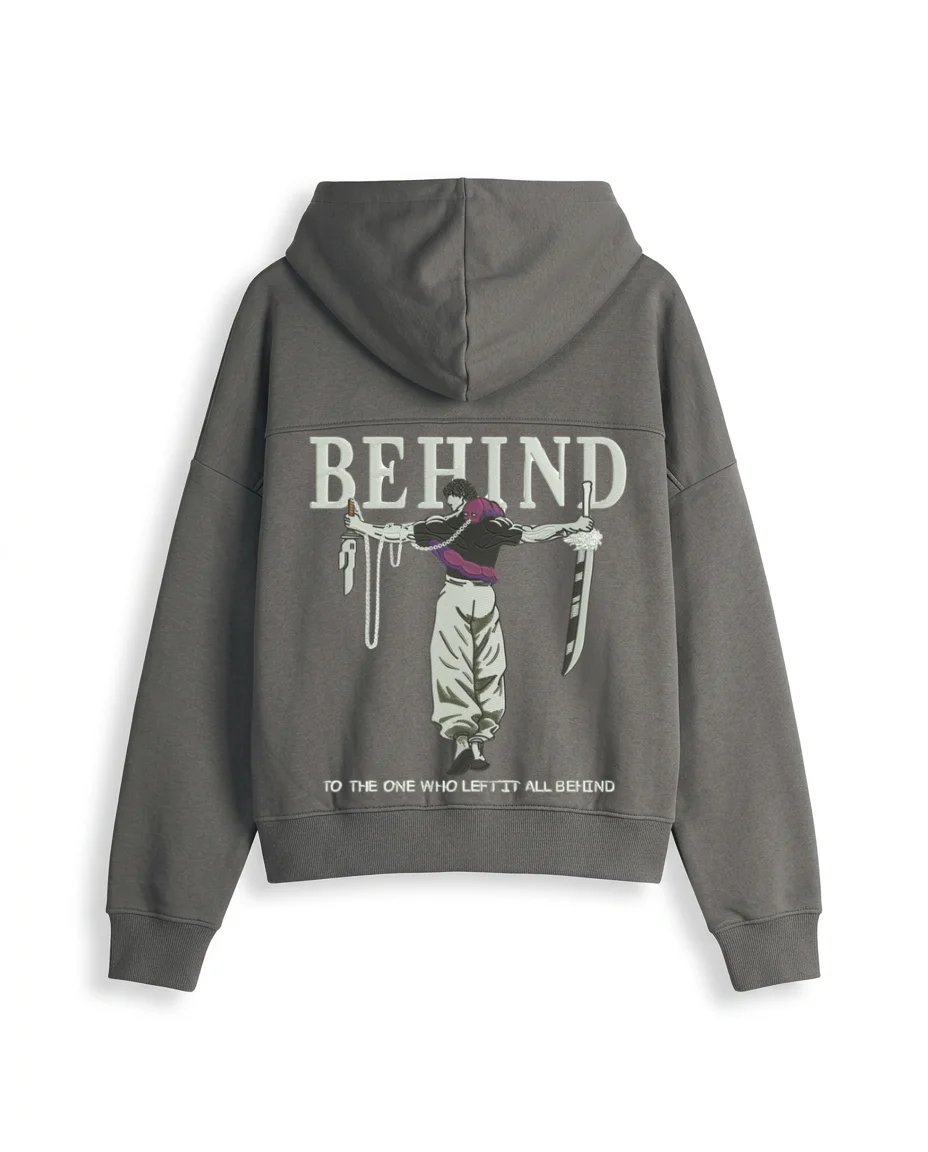 Toji Fushiguro — Grau — Rückseite